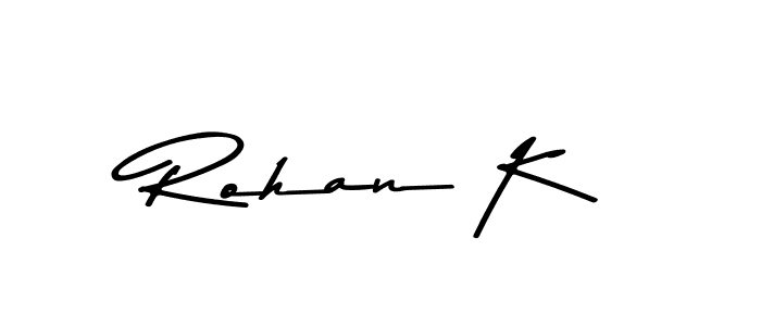 You can use this online signature creator to create a handwritten signature for the name Rohan K. This is the best online autograph maker. Rohan K signature style 9 images and pictures png