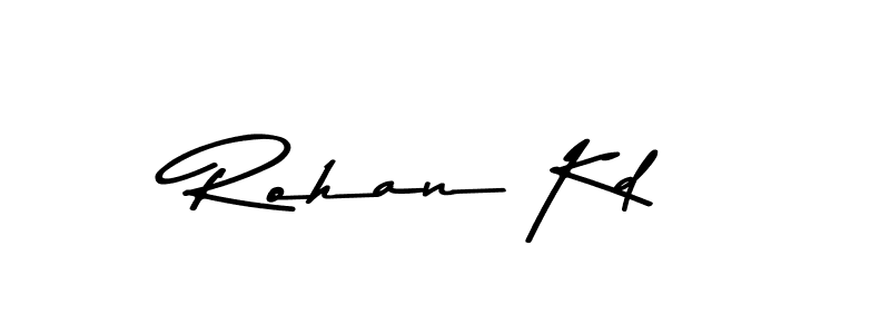 The best way (Asem Kandis PERSONAL USE) to make a short signature is to pick only two or three words in your name. The name Rohan Kd include a total of six letters. For converting this name. Rohan Kd signature style 9 images and pictures png