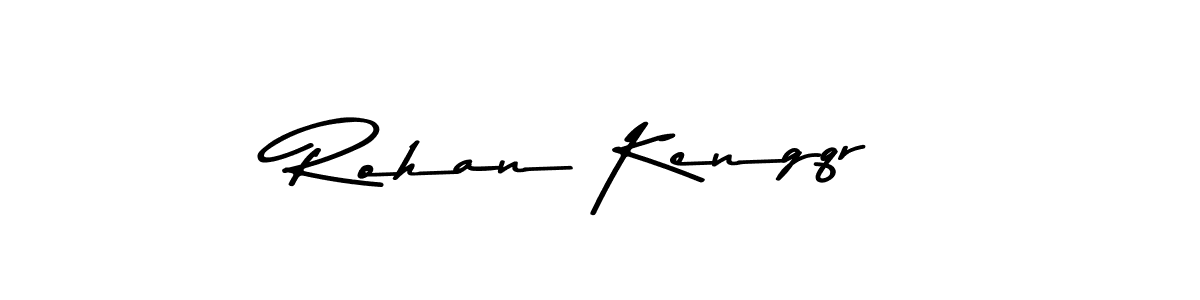 How to make Rohan Kengqr name signature. Use Asem Kandis PERSONAL USE style for creating short signs online. This is the latest handwritten sign. Rohan Kengqr signature style 9 images and pictures png