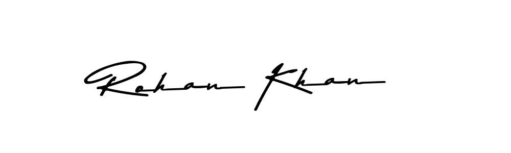 Use a signature maker to create a handwritten signature online. With this signature software, you can design (Asem Kandis PERSONAL USE) your own signature for name Rohan Khan. Rohan Khan signature style 9 images and pictures png