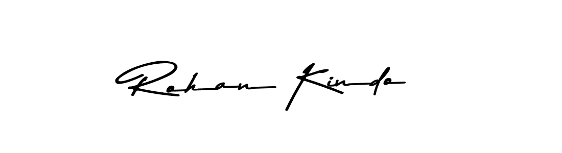 Design your own signature with our free online signature maker. With this signature software, you can create a handwritten (Asem Kandis PERSONAL USE) signature for name Rohan Kindo. Rohan Kindo signature style 9 images and pictures png