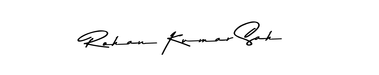 Make a beautiful signature design for name Rohan Kumar Sah. With this signature (Asem Kandis PERSONAL USE) style, you can create a handwritten signature for free. Rohan Kumar Sah signature style 9 images and pictures png