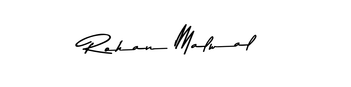 Design your own signature with our free online signature maker. With this signature software, you can create a handwritten (Asem Kandis PERSONAL USE) signature for name Rohan Malwal. Rohan Malwal signature style 9 images and pictures png