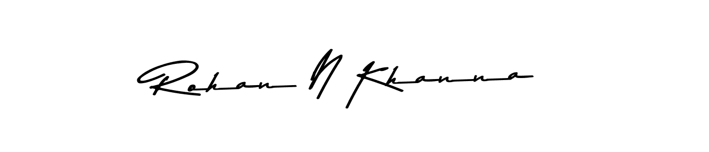Make a beautiful signature design for name Rohan N Khanna. Use this online signature maker to create a handwritten signature for free. Rohan N Khanna signature style 9 images and pictures png