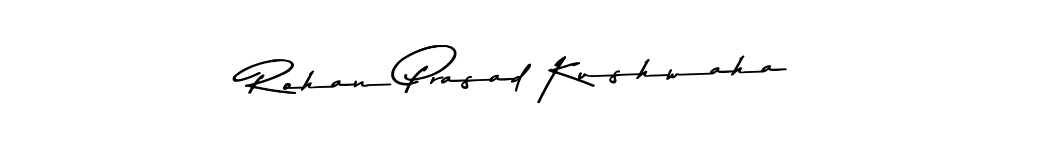 Use a signature maker to create a handwritten signature online. With this signature software, you can design (Asem Kandis PERSONAL USE) your own signature for name Rohan Prasad Kushwaha. Rohan Prasad Kushwaha signature style 9 images and pictures png