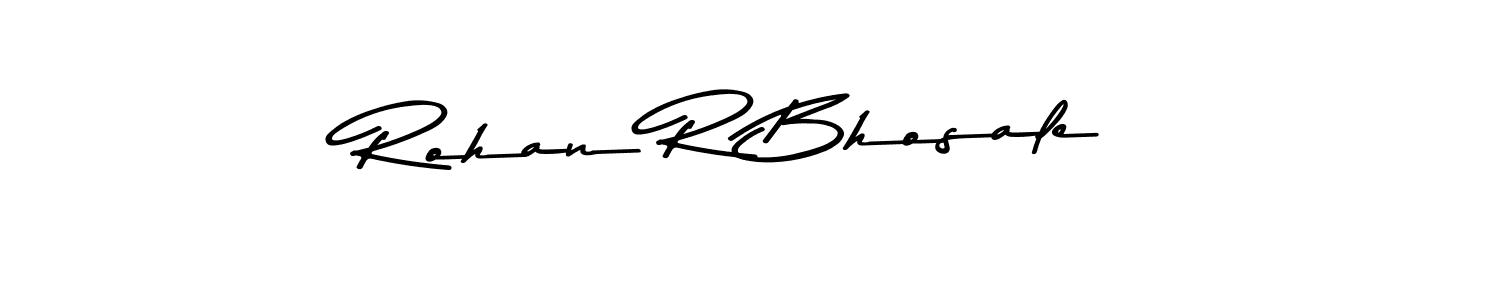 The best way (Asem Kandis PERSONAL USE) to make a short signature is to pick only two or three words in your name. The name Rohan R Bhosale include a total of six letters. For converting this name. Rohan R Bhosale signature style 9 images and pictures png