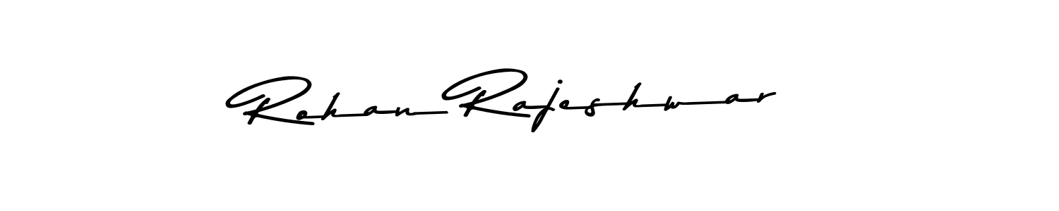 Rohan Rajeshwar stylish signature style. Best Handwritten Sign (Asem Kandis PERSONAL USE) for my name. Handwritten Signature Collection Ideas for my name Rohan Rajeshwar. Rohan Rajeshwar signature style 9 images and pictures png