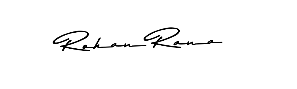 Design your own signature with our free online signature maker. With this signature software, you can create a handwritten (Asem Kandis PERSONAL USE) signature for name Rohan Rana. Rohan Rana signature style 9 images and pictures png