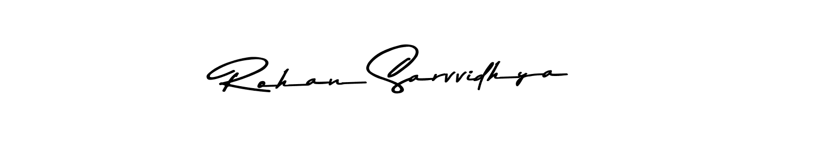 Similarly Asem Kandis PERSONAL USE is the best handwritten signature design. Signature creator online .You can use it as an online autograph creator for name Rohan Sarvvidhya. Rohan Sarvvidhya signature style 9 images and pictures png