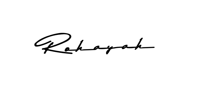 Make a beautiful signature design for name Rohayah. Use this online signature maker to create a handwritten signature for free. Rohayah signature style 9 images and pictures png