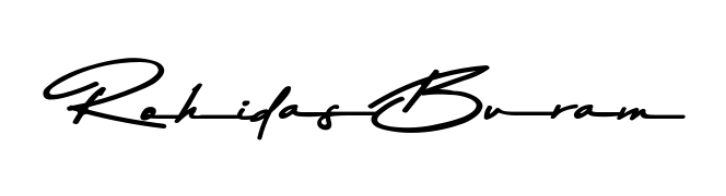Explore multiple handwriting variations for Rohidas Buram including this stunning Asem Kandis PERSONAL USE design. Free to use across all platforms. Rohidas Buram signature style 9 images and pictures png