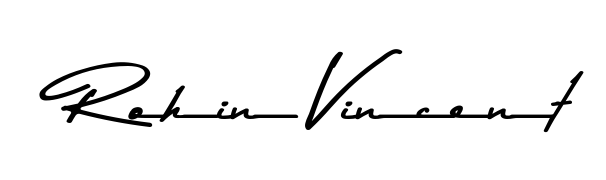 If you are searching for the best signature style for your name Rohin Vincent, here we have designed multiple signature styles using Asem Kandis PERSONAL USE. Rohin Vincent signature style 9 images and pictures png
