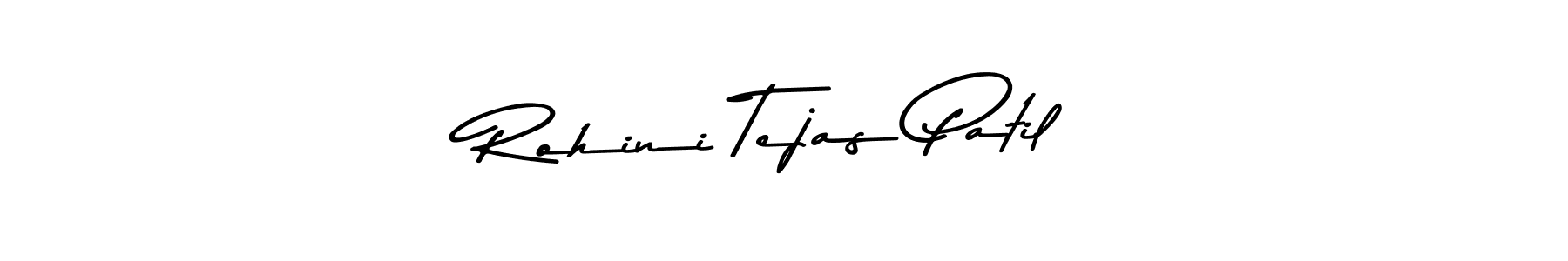 How to make Rohini Tejas Patil name signature. Use Asem Kandis PERSONAL USE style for creating short signs online. This is the latest handwritten sign. Rohini Tejas Patil signature style 9 images and pictures png