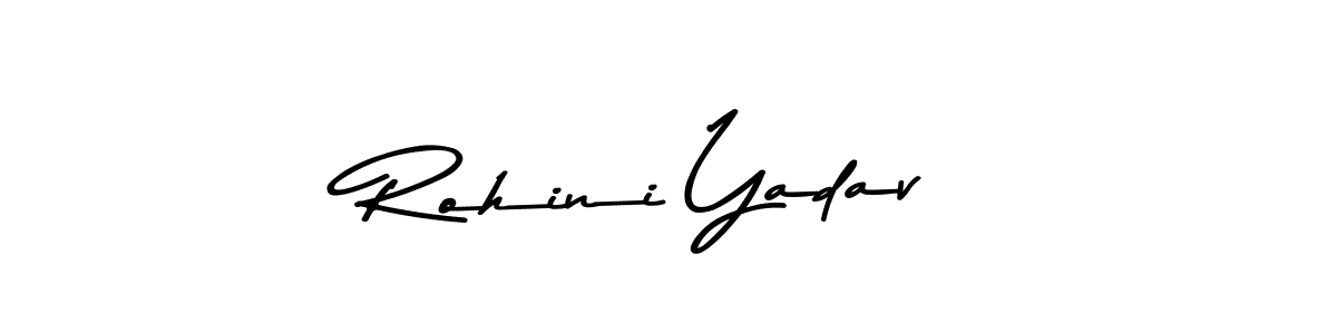 Create a beautiful signature design for name Rohini Yadav. With this signature (Asem Kandis PERSONAL USE) fonts, you can make a handwritten signature for free. Rohini Yadav signature style 9 images and pictures png