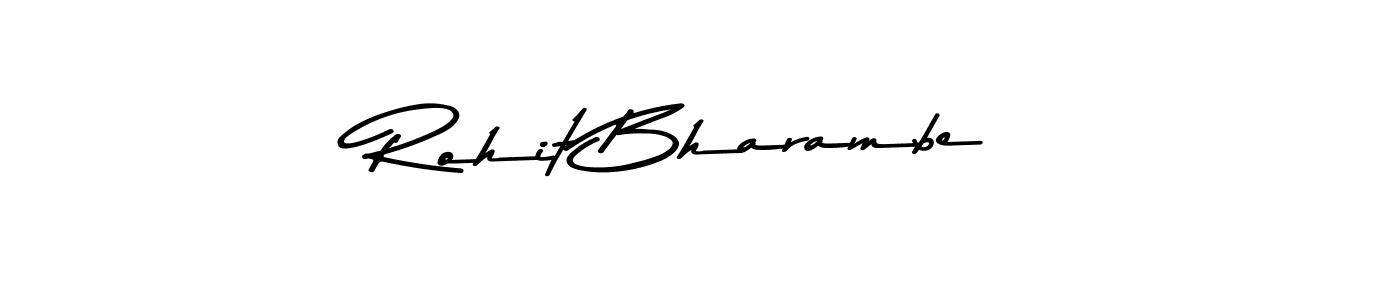 Design your own signature with our free online signature maker. With this signature software, you can create a handwritten (Asem Kandis PERSONAL USE) signature for name Rohit Bharambe. Rohit Bharambe signature style 9 images and pictures png