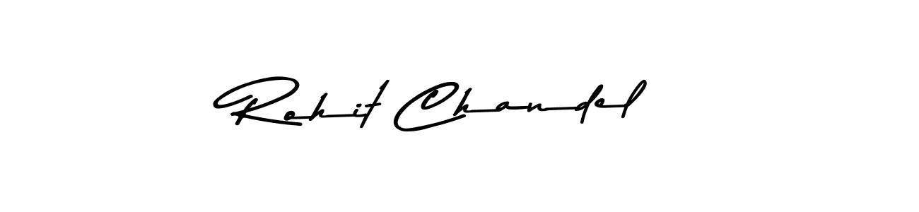 Create a beautiful signature design for name Rohit Chandel. With this signature (Asem Kandis PERSONAL USE) fonts, you can make a handwritten signature for free. Rohit Chandel signature style 9 images and pictures png