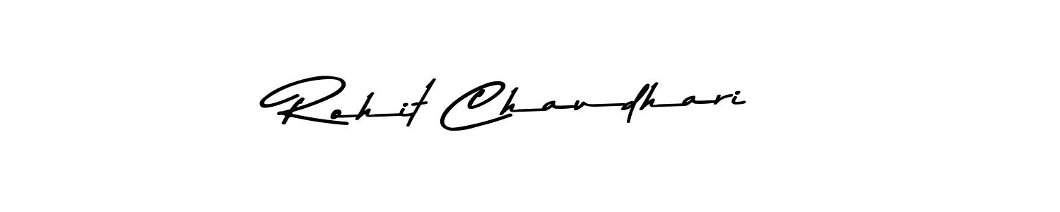 How to make Rohit Chaudhari name signature. Use Asem Kandis PERSONAL USE style for creating short signs online. This is the latest handwritten sign. Rohit Chaudhari signature style 9 images and pictures png