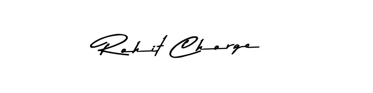 Create a beautiful signature design for name Rohit Chorge. With this signature (Asem Kandis PERSONAL USE) fonts, you can make a handwritten signature for free. Rohit Chorge signature style 9 images and pictures png