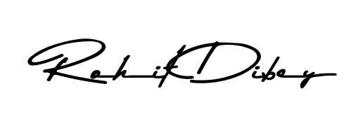 Make a short Rohit Dibey signature style. Manage your documents anywhere anytime using Asem Kandis PERSONAL USE. Create and add eSignatures, submit forms, share and send files easily. Rohit Dibey signature style 9 images and pictures png