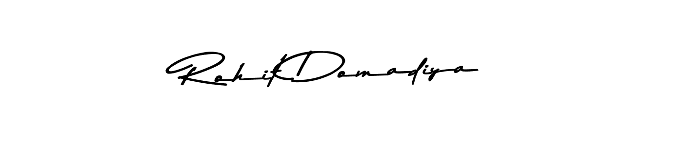 Similarly Asem Kandis PERSONAL USE is the best handwritten signature design. Signature creator online .You can use it as an online autograph creator for name Rohit Domadiya. Rohit Domadiya signature style 9 images and pictures png
