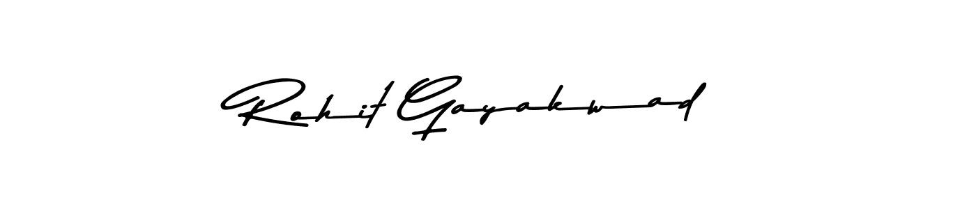 Create a beautiful signature design for name Rohit Gayakwad. With this signature (Asem Kandis PERSONAL USE) fonts, you can make a handwritten signature for free. Rohit Gayakwad signature style 9 images and pictures png