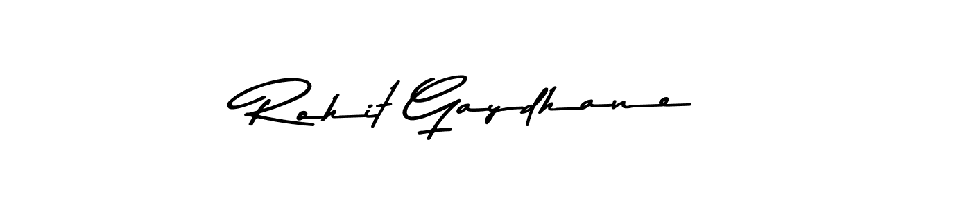 Use a signature maker to create a handwritten signature online. With this signature software, you can design (Asem Kandis PERSONAL USE) your own signature for name Rohit Gaydhane. Rohit Gaydhane signature style 9 images and pictures png