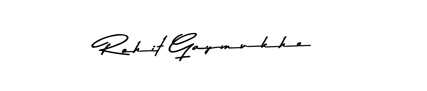 Make a short Rohit Gaymukhe signature style. Manage your documents anywhere anytime using Asem Kandis PERSONAL USE. Create and add eSignatures, submit forms, share and send files easily. Rohit Gaymukhe signature style 9 images and pictures png