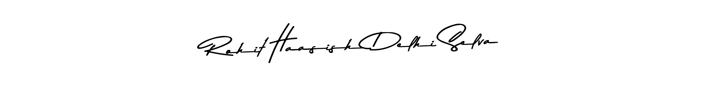 Make a beautiful signature design for name Rohit Haasish Delhi Selva. Use this online signature maker to create a handwritten signature for free. Rohit Haasish Delhi Selva signature style 9 images and pictures png