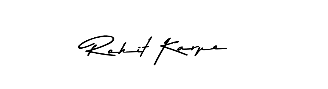 You should practise on your own different ways (Asem Kandis PERSONAL USE) to write your name (Rohit Karpe) in signature. don't let someone else do it for you. Rohit Karpe signature style 9 images and pictures png