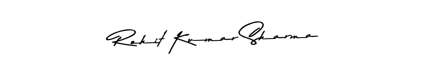 Create a beautiful signature design for name Rohit Kumar Sharma. With this signature (Asem Kandis PERSONAL USE) fonts, you can make a handwritten signature for free. Rohit Kumar Sharma signature style 9 images and pictures png