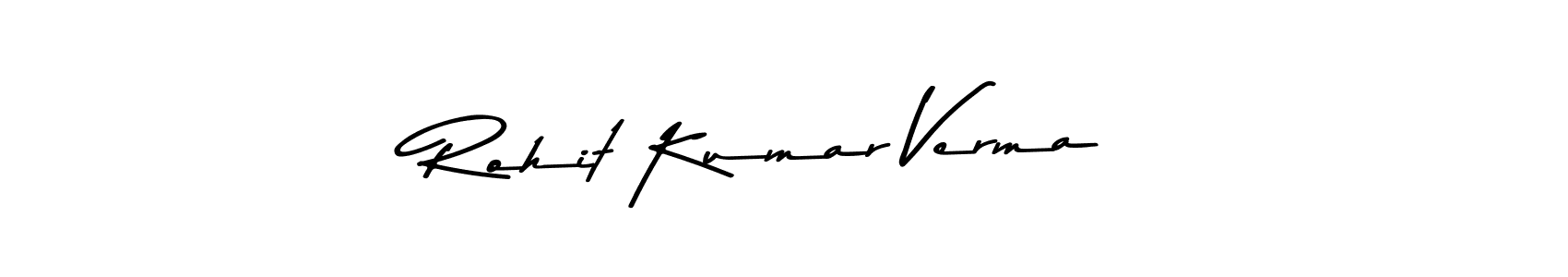 Use a signature maker to create a handwritten signature online. With this signature software, you can design (Asem Kandis PERSONAL USE) your own signature for name Rohit Kumar Verma. Rohit Kumar Verma signature style 9 images and pictures png