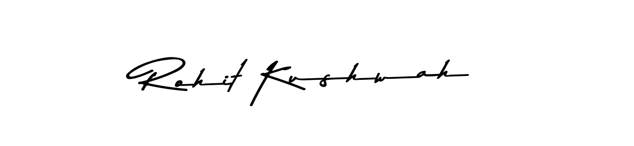 Make a beautiful signature design for name Rohit Kushwah. With this signature (Asem Kandis PERSONAL USE) style, you can create a handwritten signature for free. Rohit Kushwah signature style 9 images and pictures png