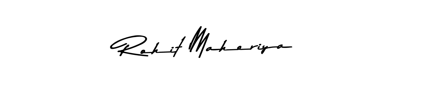 Design your own signature with our free online signature maker. With this signature software, you can create a handwritten (Asem Kandis PERSONAL USE) signature for name Rohit Maheriya. Rohit Maheriya signature style 9 images and pictures png