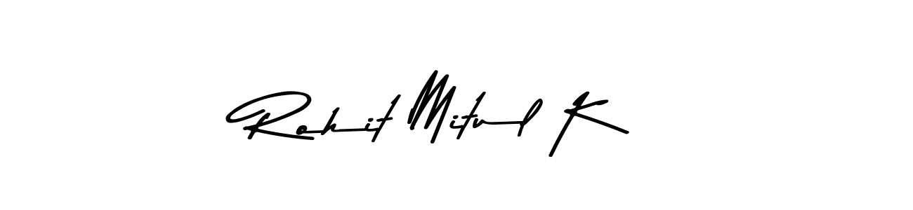 Make a beautiful signature design for name Rohit Mitul K. Use this online signature maker to create a handwritten signature for free. Rohit Mitul K signature style 9 images and pictures png