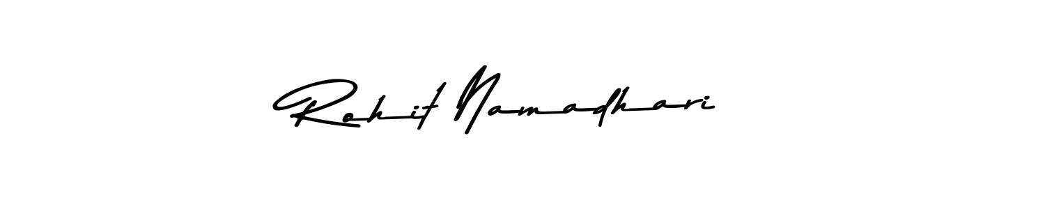 Use a signature maker to create a handwritten signature online. With this signature software, you can design (Asem Kandis PERSONAL USE) your own signature for name Rohit Namadhari. Rohit Namadhari signature style 9 images and pictures png