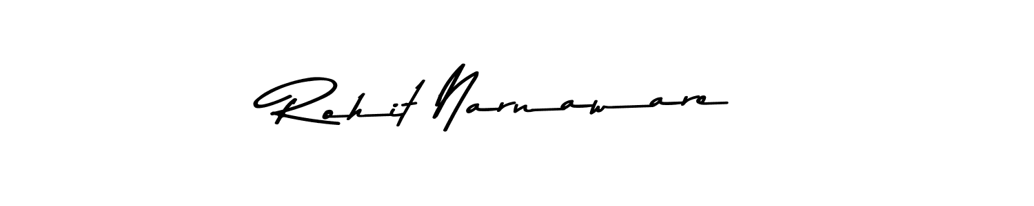 Make a short Rohit Narnaware signature style. Manage your documents anywhere anytime using Asem Kandis PERSONAL USE. Create and add eSignatures, submit forms, share and send files easily. Rohit Narnaware signature style 9 images and pictures png