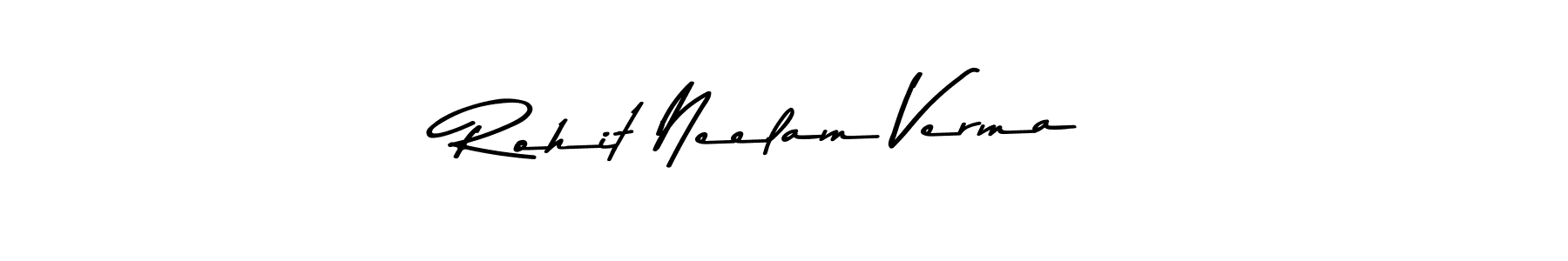 Make a short Rohit Neelam Verma signature style. Manage your documents anywhere anytime using Asem Kandis PERSONAL USE. Create and add eSignatures, submit forms, share and send files easily. Rohit Neelam Verma signature style 9 images and pictures png
