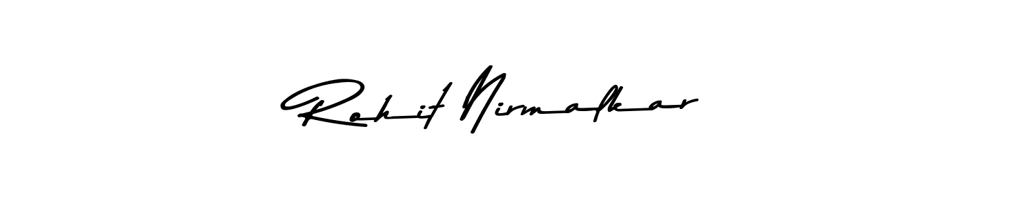 How to make Rohit Nirmalkar signature? Asem Kandis PERSONAL USE is a professional autograph style. Create handwritten signature for Rohit Nirmalkar name. Rohit Nirmalkar signature style 9 images and pictures png