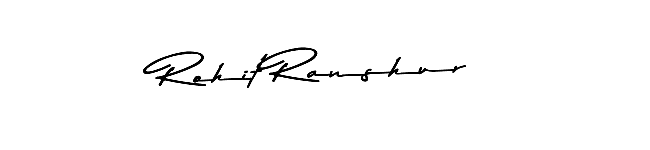 Also we have Rohit Ranshur name is the best signature style. Create professional handwritten signature collection using Asem Kandis PERSONAL USE autograph style. Rohit Ranshur signature style 9 images and pictures png