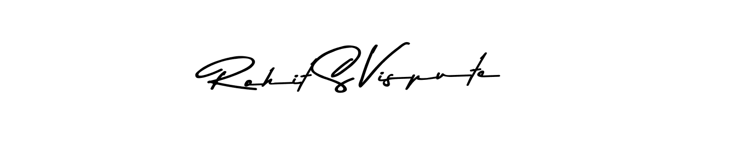 if you are searching for the best signature style for your name Rohit S Vispute. so please give up your signature search. here we have designed multiple signature styles  using Asem Kandis PERSONAL USE. Rohit S Vispute signature style 9 images and pictures png