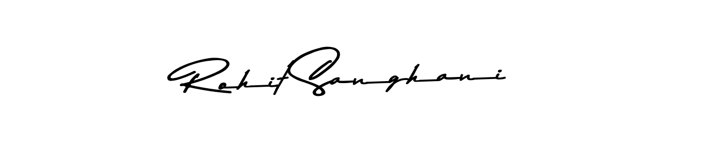 Design your own signature with our free online signature maker. With this signature software, you can create a handwritten (Asem Kandis PERSONAL USE) signature for name Rohit Sanghani. Rohit Sanghani signature style 9 images and pictures png