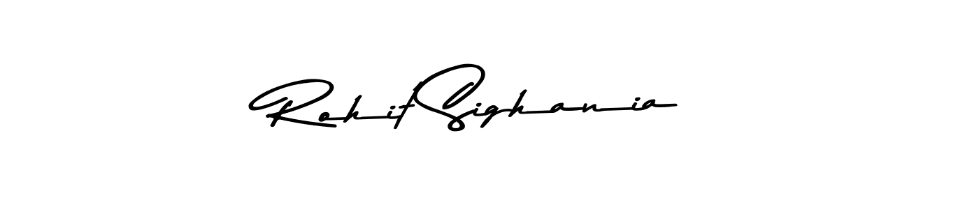 if you are searching for the best signature style for your name Rohit Sighania. so please give up your signature search. here we have designed multiple signature styles  using Asem Kandis PERSONAL USE. Rohit Sighania signature style 9 images and pictures png