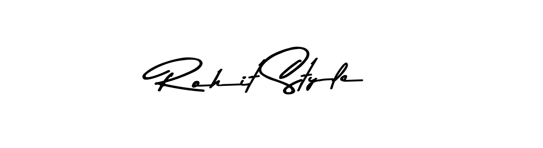 Use a signature maker to create a handwritten signature online. With this signature software, you can design (Asem Kandis PERSONAL USE) your own signature for name Rohit Style. Rohit Style signature style 9 images and pictures png