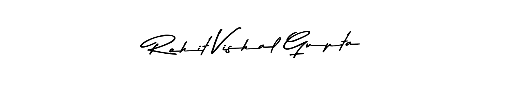 Design your own signature with our free online signature maker. With this signature software, you can create a handwritten (Asem Kandis PERSONAL USE) signature for name Rohit Vishal Gupta. Rohit Vishal Gupta signature style 9 images and pictures png