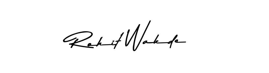 if you are searching for the best signature style for your name Rohit Wakde. so please give up your signature search. here we have designed multiple signature styles  using Asem Kandis PERSONAL USE. Rohit Wakde signature style 9 images and pictures png