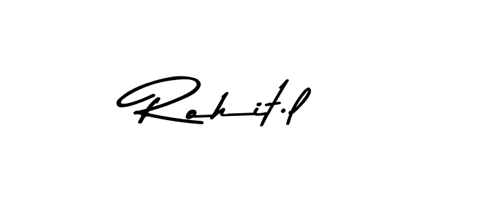 This is the best signature style for the Rohit.l name. Also you like these signature font (Asem Kandis PERSONAL USE). Mix name signature. Rohit.l signature style 9 images and pictures png