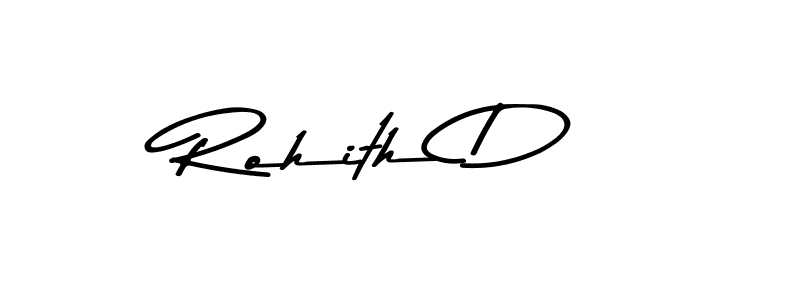 How to make Rohith D signature? Asem Kandis PERSONAL USE is a professional autograph style. Create handwritten signature for Rohith D name. Rohith D signature style 9 images and pictures png