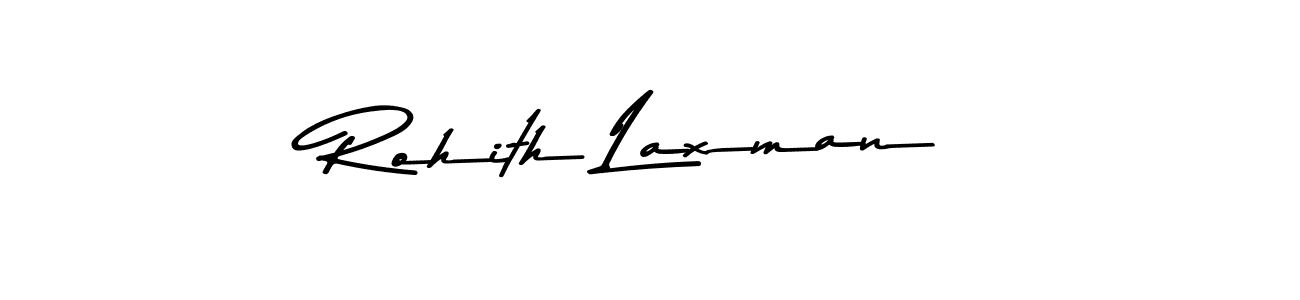 How to make Rohith Laxman name signature. Use Asem Kandis PERSONAL USE style for creating short signs online. This is the latest handwritten sign. Rohith Laxman signature style 9 images and pictures png
