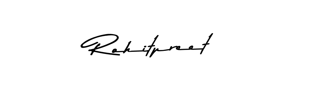 Similarly Asem Kandis PERSONAL USE is the best handwritten signature design. Signature creator online .You can use it as an online autograph creator for name Rohitpreet. Rohitpreet signature style 9 images and pictures png