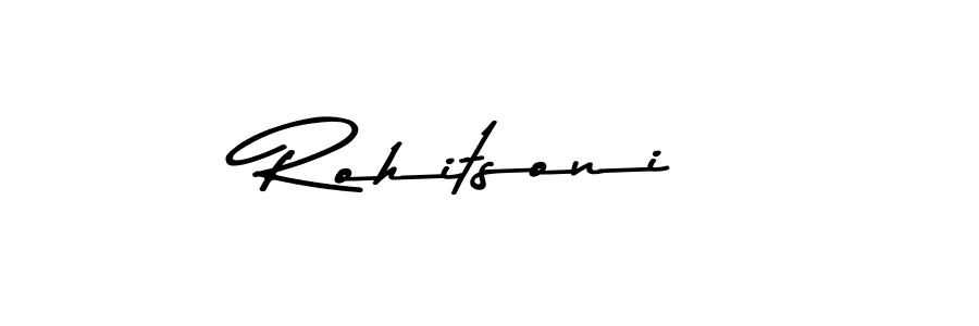 The best way (Asem Kandis PERSONAL USE) to make a short signature is to pick only two or three words in your name. The name Rohitsoni include a total of six letters. For converting this name. Rohitsoni signature style 9 images and pictures png